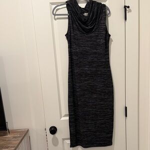 RD Style Charcoal Sleeveless Midi Dress